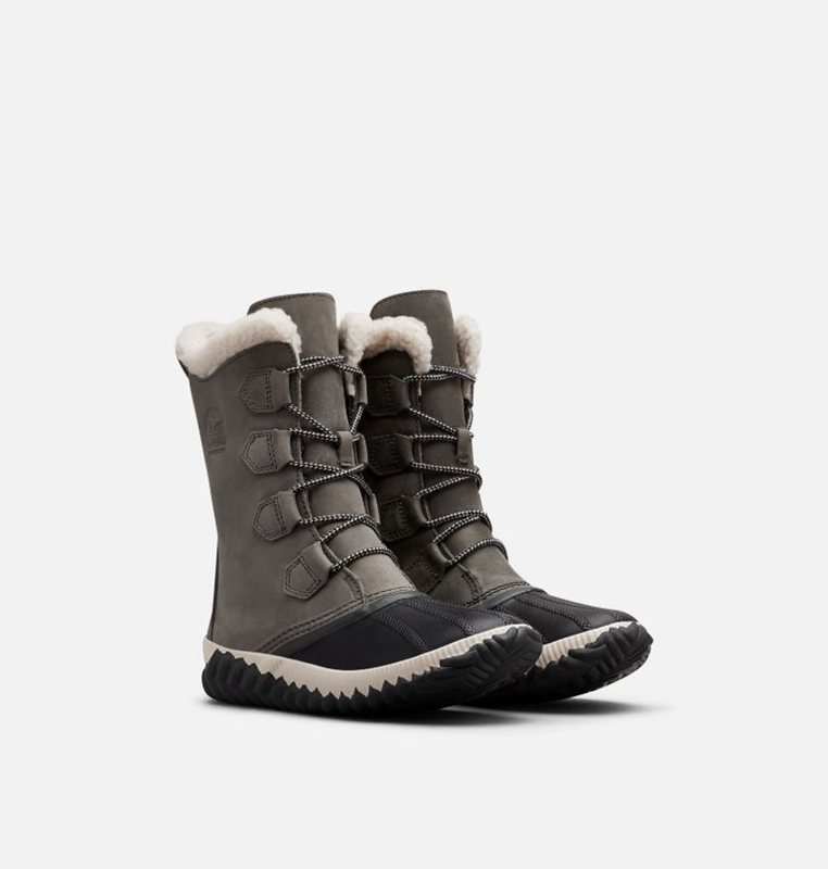 Womens Snow Boots Grey/Black - Sorel Out N About™ Plus Tall Duck Low - 429685-VJS